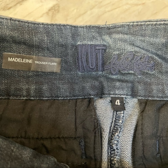 KUT FROM THE KLOTH MS SIZE 4 MADELEINE MEDIUM WASH TROUSER STYLE JEANS - Picture 6 of 8